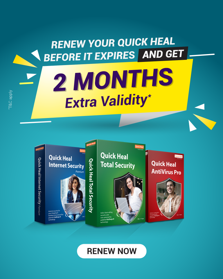 Quick Heal Renewal Offer